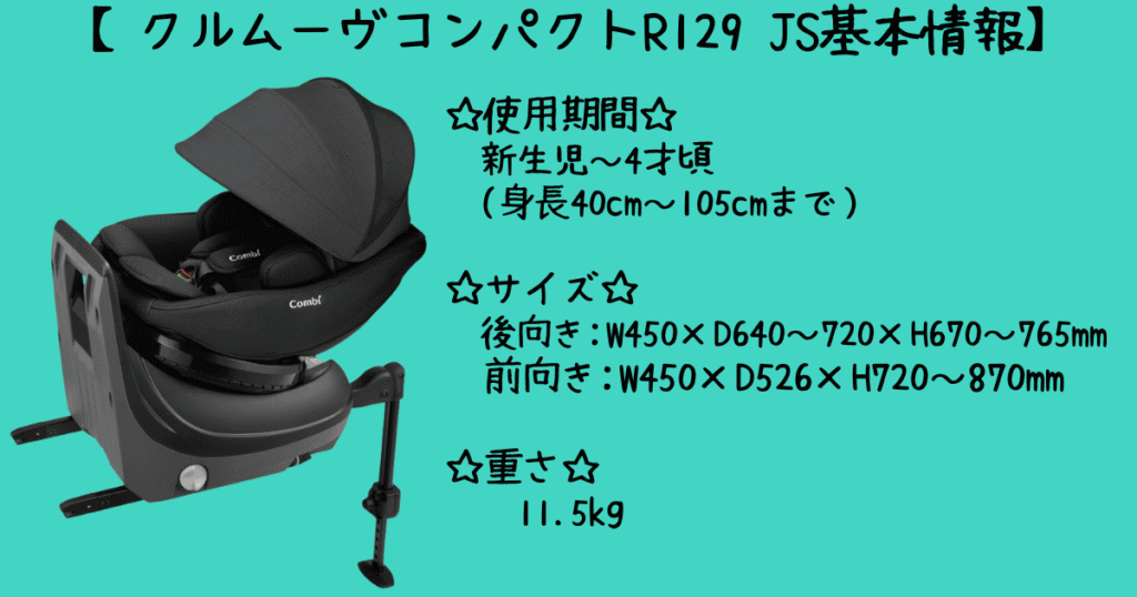 クルムーヴコンパクトR129エッグショックJS基本情報