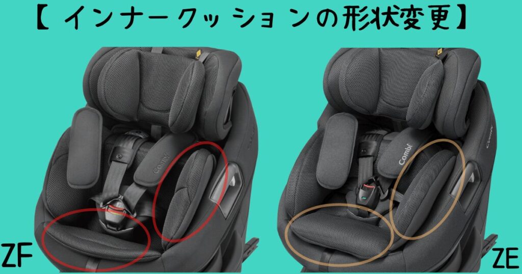 THE S(ザエス)ZF インナークッションの形状