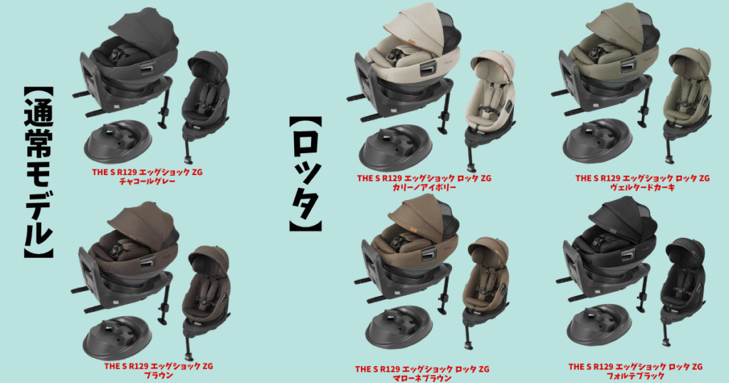 THE S R129ZGとロッタのカラーバリエーション