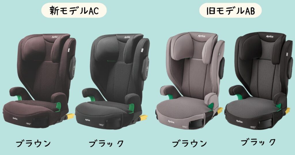 ライドクルーISOFIX ACとABカラーの違い