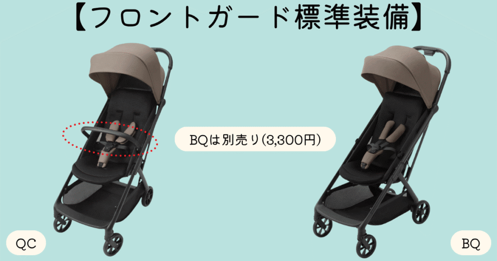 オートNセカンドQCはフロントガード標準装備