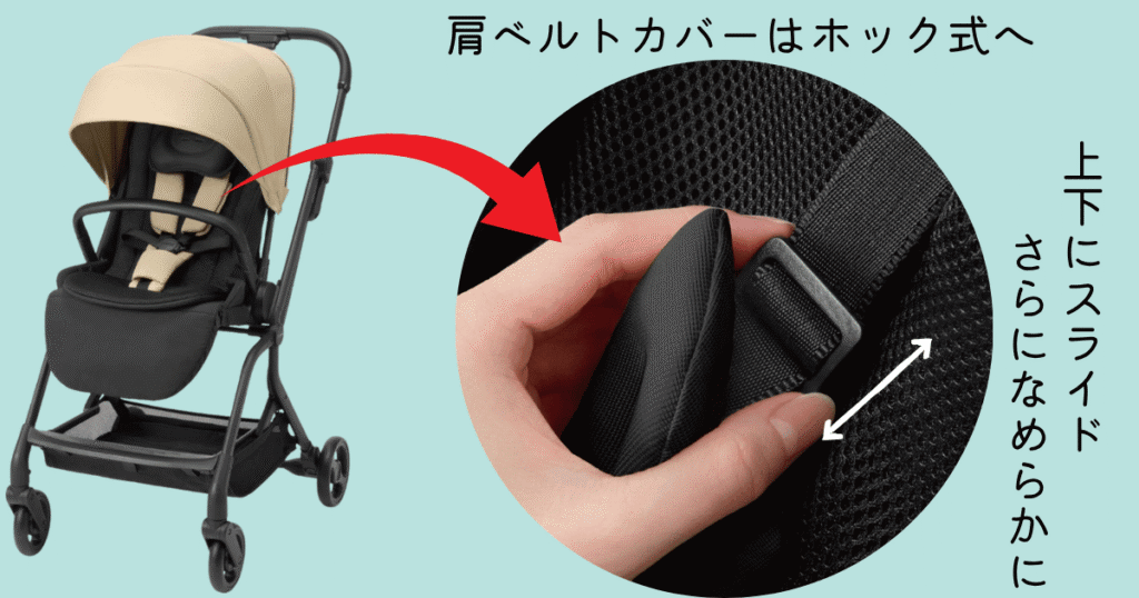 オートNファーストⅡNCの肩ベルト