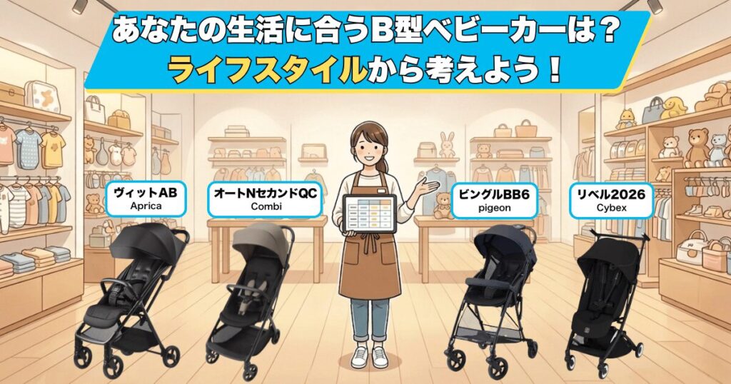 B型ベビーカー生活スタイル別選び方